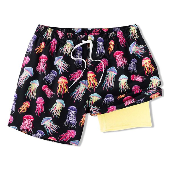 Men's Chubbies Lined 5.5" Swim Trunks Large The Don't Be Jellies