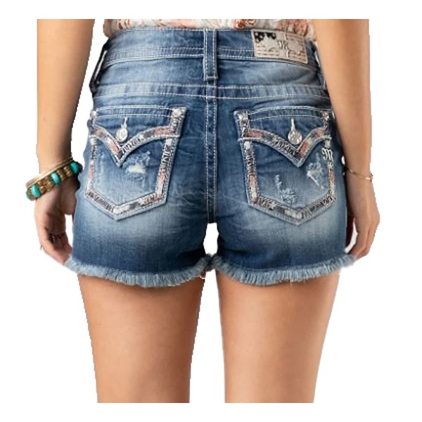 Women's Miss Me Jeans Stitch Midrise Jean Shorts product image