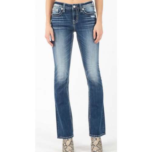 Women's Miss Me Jeans Dreamcatcher Regular Fit Bootcut Jeans
