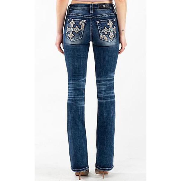 Women's Miss Me Jeans Cross Slim Fit Bootcut Jeans product image