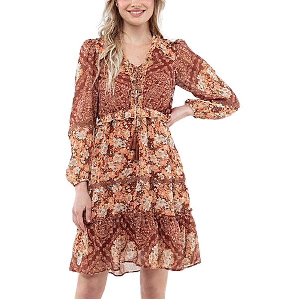 Women's Miss Me Floral Layered Dress product image