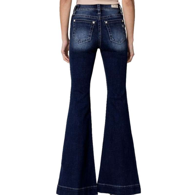 Women's Miss Me Jeans Clean Slim Fit Flare Jeans