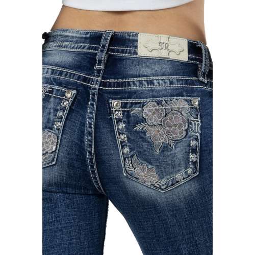 Women's Miss Me Jeans Shining Floral Bootcut Jeans