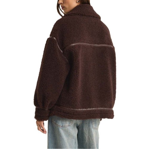 Women s Z Supply Ari Sherpa Moto Jacket SCHEELS