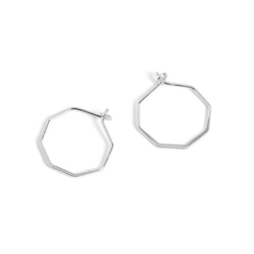 TGB Brands Small Octagon Earrings