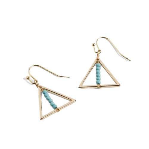 TGB Brands Triangle Earrings