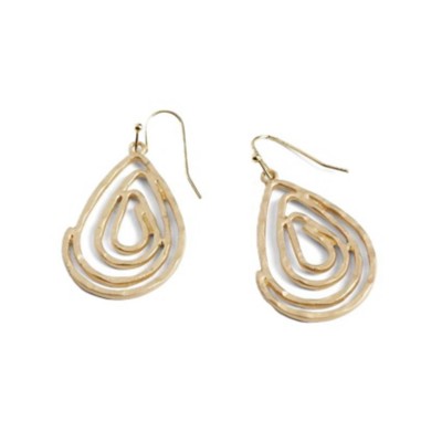 TGB Brands Swirl Teardrop Earrings