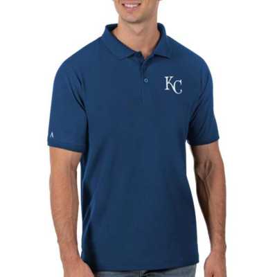 Antigua Chicago Cubs Royal Legacy Pique Polo Shirt Small