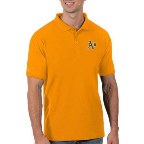 Houston Astros MLB Antigua Classic Orange Team Logo 3XL Polo Golf Shirt  Package