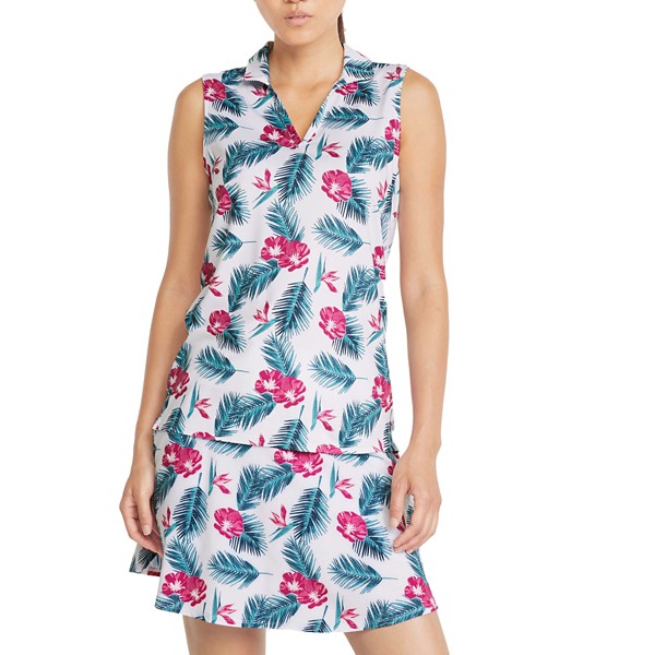 Women's Puma CLOUDSPUN Paradise Sleeveless Golf Polo product image