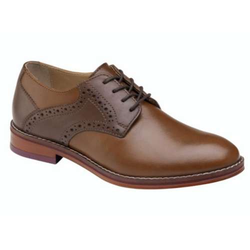 Big Boys' Johnston & Murphy Conard Saddle Dress Shoes