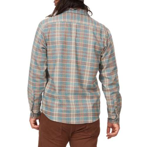 Men's Marmot Fairfax Novelty Heathered Lightweight Flannel Long Sleeve Button Up Shirt