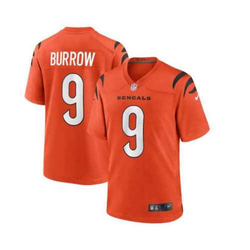 Nike Men's Cincinnati Bengals Joe Burrow #9 Black Game Jersey