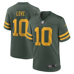 Nike / NFL Team Apparel Youth Green Bay Packers Aaron Jones #85 Green  Player T-Shirt