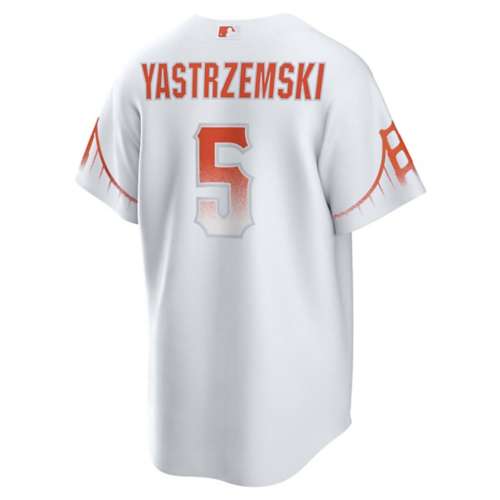 2019 Game Used Road Jersey worn by #5 Mike Yastrzemski on 9/7