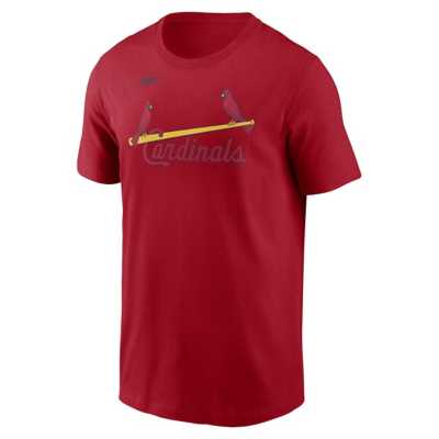 Nike St Louis Cardinals Womens Navy Blue Wordmark Short Sleeve T-Shirt