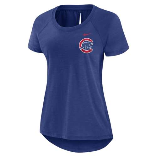 Women's Royal Chicago Cubs Plus Size Cloud V-Neck T-Shirt