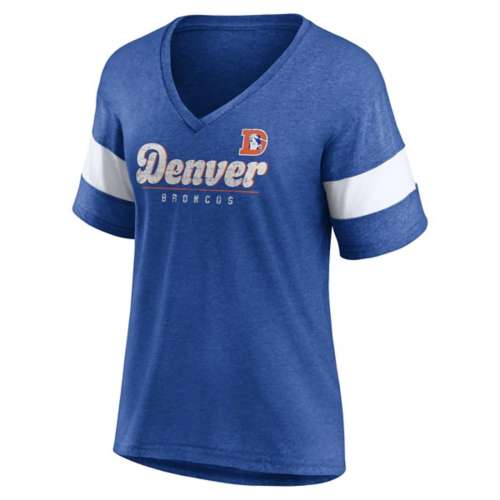 Denver Broncos Fanatics Branded Big & Tall Color Block T-Shirt