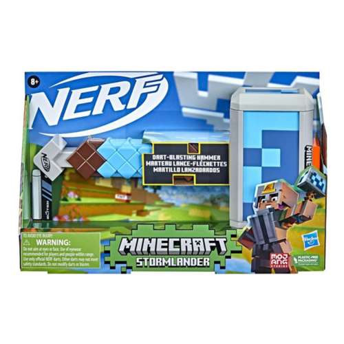 Nerf Minecraft Stormlander Hammer Blaster