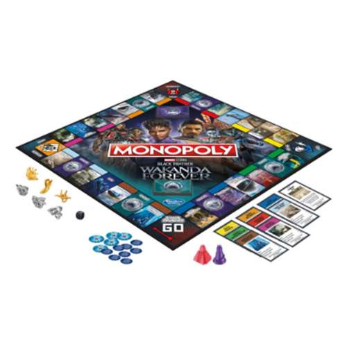 Monopoly Marvel Black Panther Wakanda Forever Edition Board Game