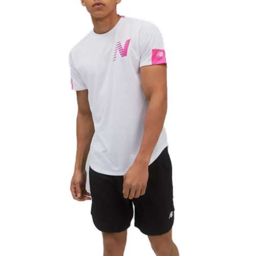 Men's New Balance Printed Fast Flight Short Sleeve Shirt