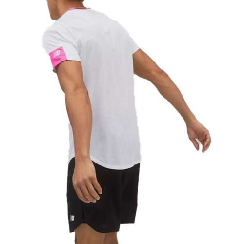 Men's New Balance Printed Fast Flight Short Sleeve Shirt