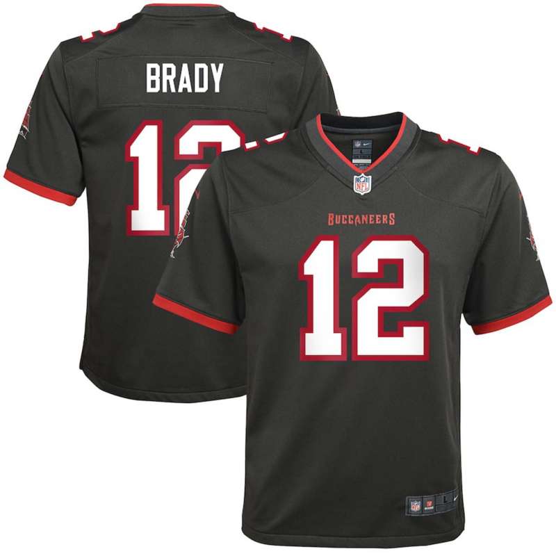 Nike Kids' Tampa Bay Buccaneers Tom Brady #12 Game Jersey