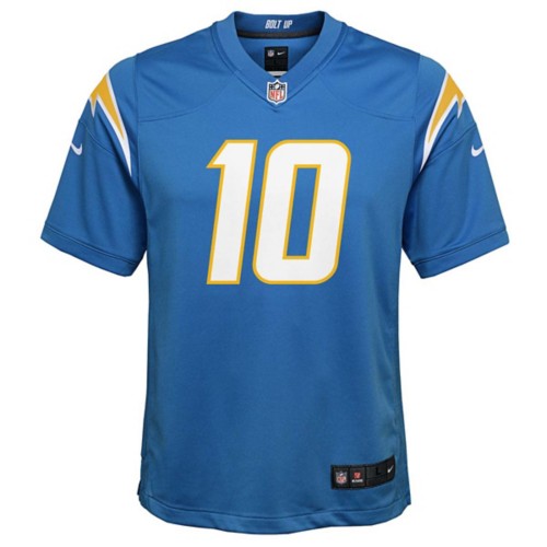 Deals Justin Herbert Los Angeles Chargers #10 Blue NFL Nike Jersey-Free Shipping