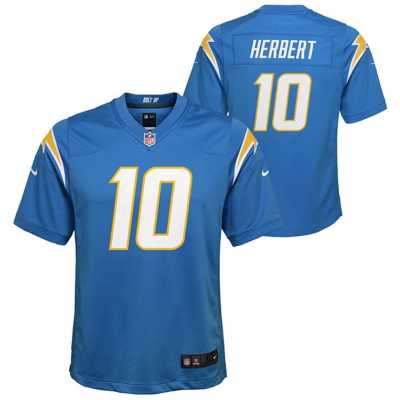 Nike Youth Los Angeles Chargers Justin Herbert #10 White Game