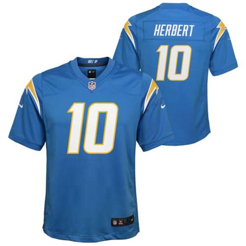 Nike Kids' Los Angeles Chargers Justin Herbert #10 Game Jersey