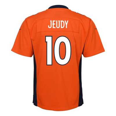 Nike Youth Denver Broncos Jerry Jeudy #10 Orange T-Shirt