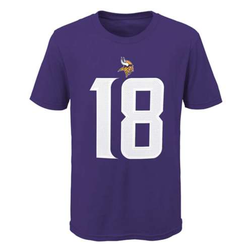 Nike Kids' Minnesota Vikings Justin Jefferson #18 Name & Number T-Shirt