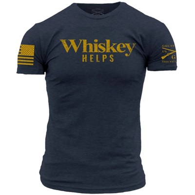 Men's Grunt Style Whiskey Helps T-Shirt