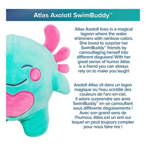 Aqua Leisure SwimBuddy Inflatable Plush Character (Styles May Vary)