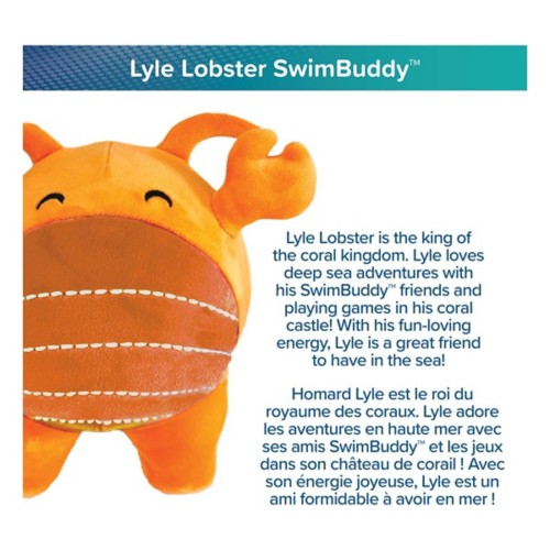 Aqua Leisure SwimBuddy Inflatable Plush Character (Styles May Vary)