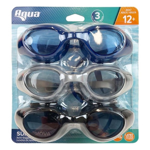 Aqua Supernova Swim Goggle (3 Pack)