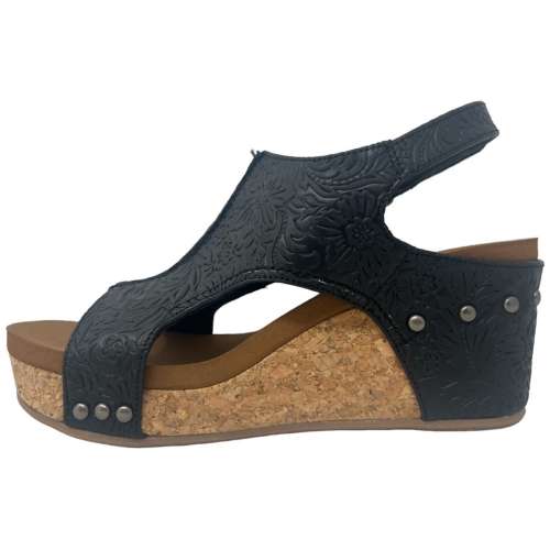 Women's Very G Liberty Tooled Wedge Sandals