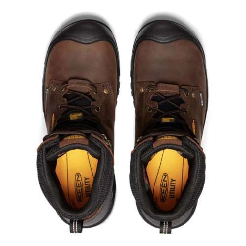 Men's KEEN Independence 8" Insulated Waterproof Carbon Fiber Work Boots