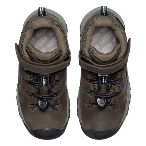 Kids' KEEN Targhee Mid Hook N Loop Waterproof Hiking Boots
