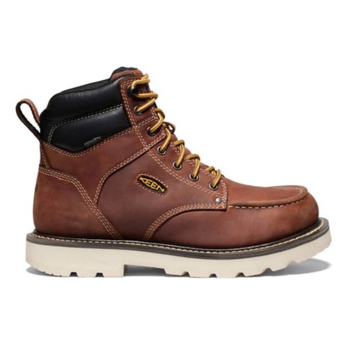 Keen Utility Men s Cincinnati 90 Degree 6 inch Waterproof Work Boots 11 2e Tuscan Red Sandshell