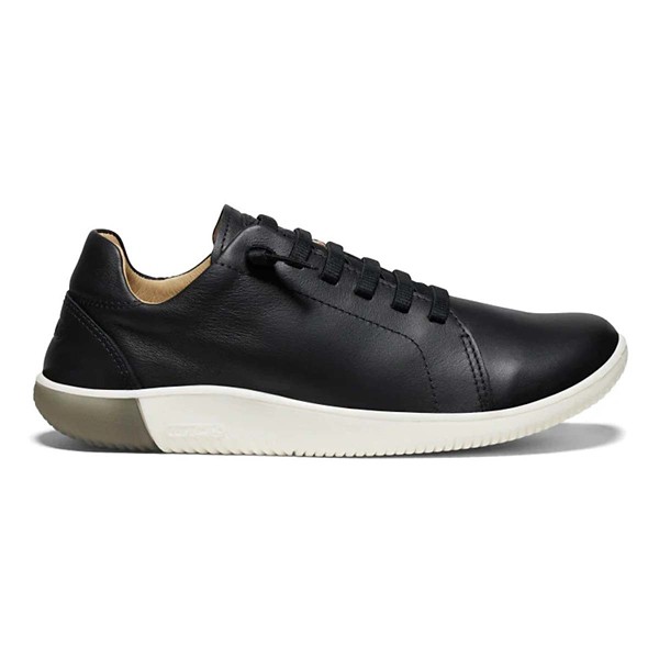 Men's KEEN KNX Leather Shoes 8 Regular Black/White
