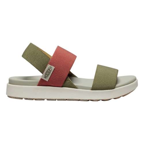 Women's Brown Stretch Sandals - Elle Backstrap