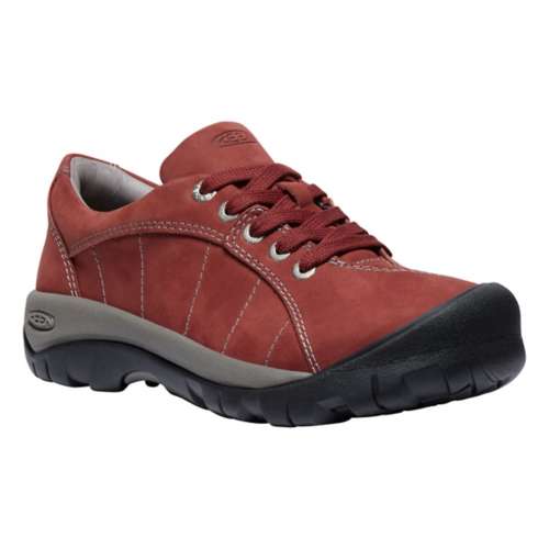 Keen Women's Presidio Lace Up Shoes- Black/ Steel Grey