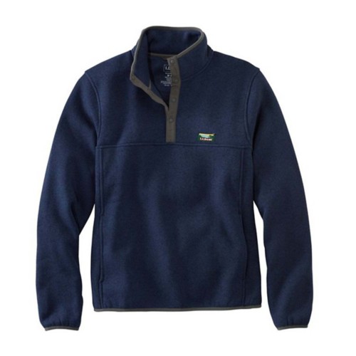 Men's L.L.Bean Sweater 1/4 Snap Fleece Pullover