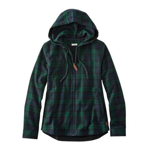 Tough Duck Women's Plush Pile-Lined Flannel Work Hoodie WS12