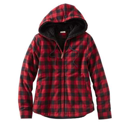 Men's St. Louis Cardinals Red Flannel Hooded Jacket