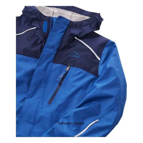 Kids' L.L.Bean Trail Model Colorblock Rain Jacket