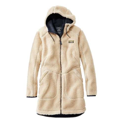 Women's L.L.Bean Mountain Pile Hooded Fleece Jacket