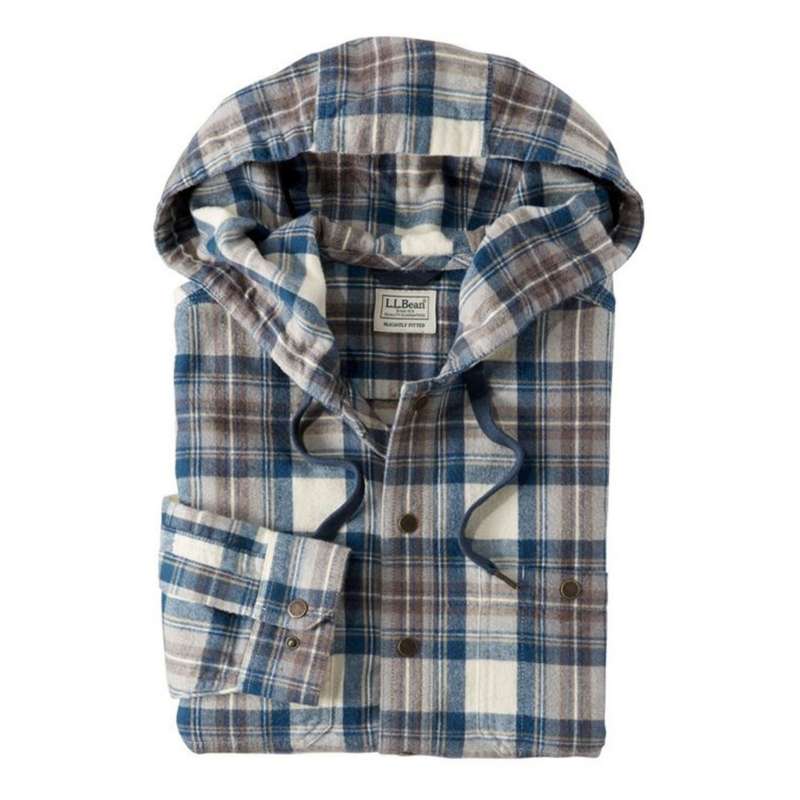 Men's Navy Los Angeles Rams Large Check Flannel Button-Up Shirt