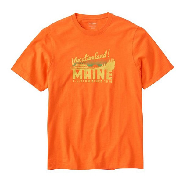 Men's L.L.Bean Regular Lakewashed Organic Cotton Short Sleeve Graphic T-Shirt product image